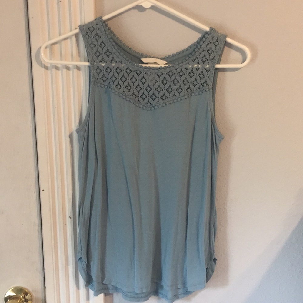 H&M blue tank top
